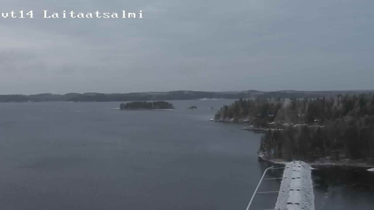 Kelikamerat Kuva Tie 14 Savonlinna, Laitaatsalmi silta, Savonlinna, Etelä-Savo