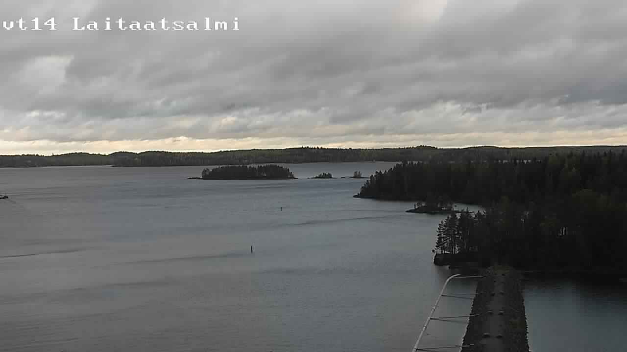 Weather Camera Image Road 14 Savonlinna, Laitaatsalmi, Savonlinna, Etelä-Savo