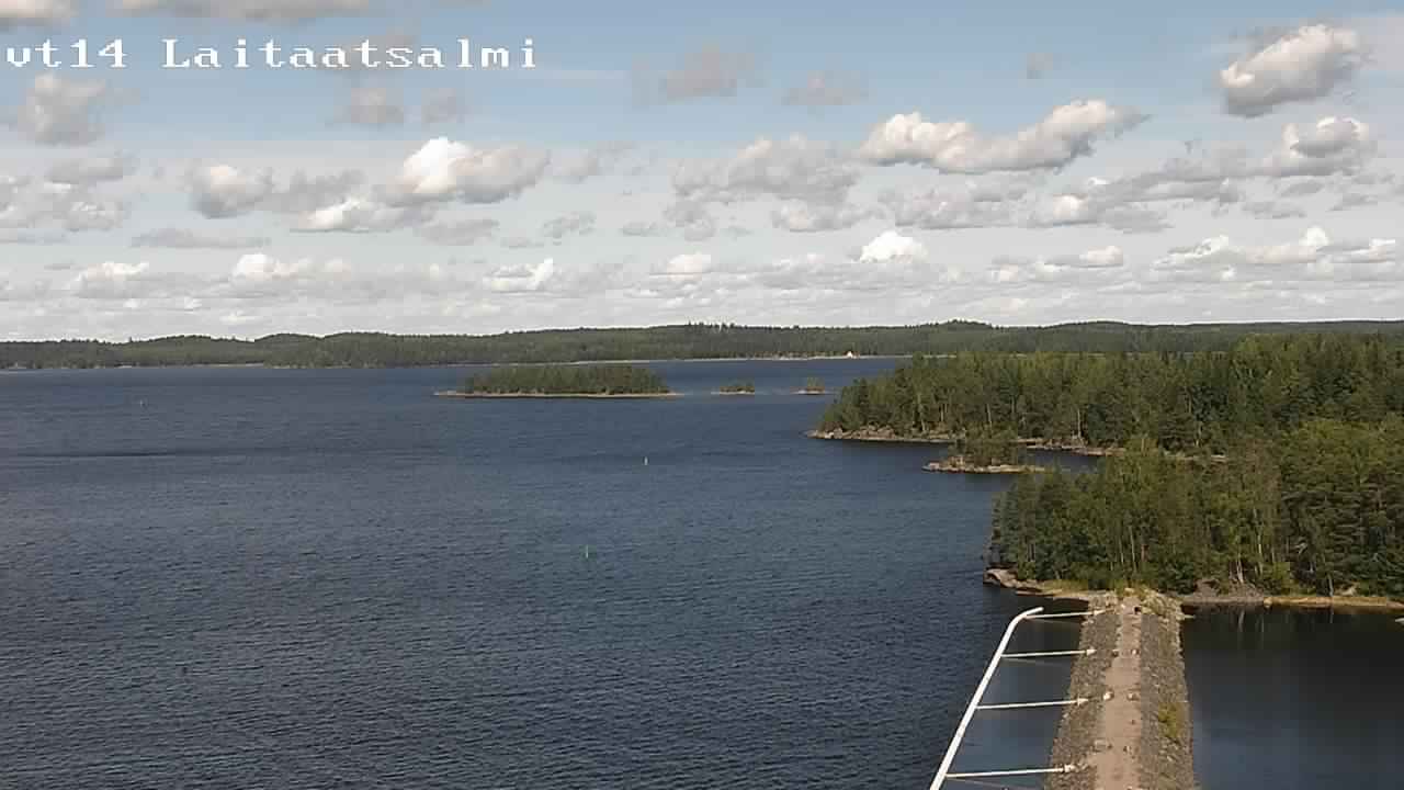 Weather Camera Image Road 14 Savonlinna, Laitaatsalmi, Savonlinna, Etelä-Savo