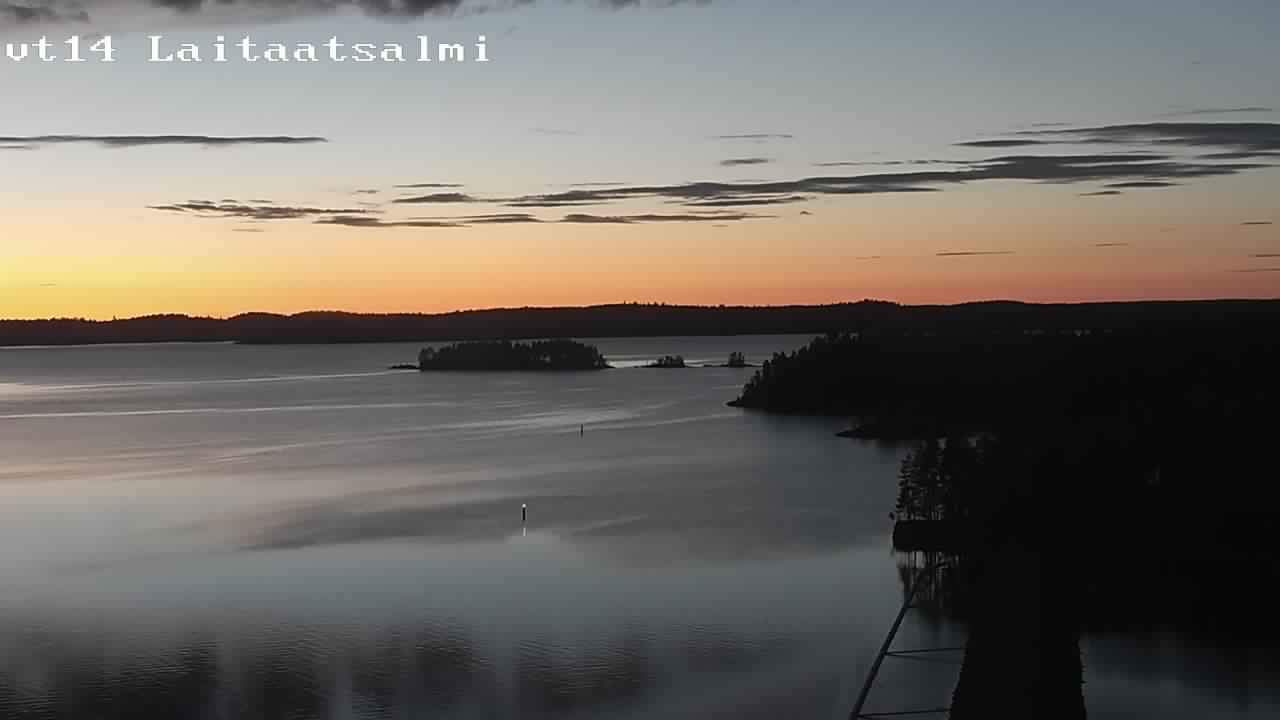 Weather Camera Image Road 14 Savonlinna, Laitaatsalmi, Savonlinna, Etelä-Savo