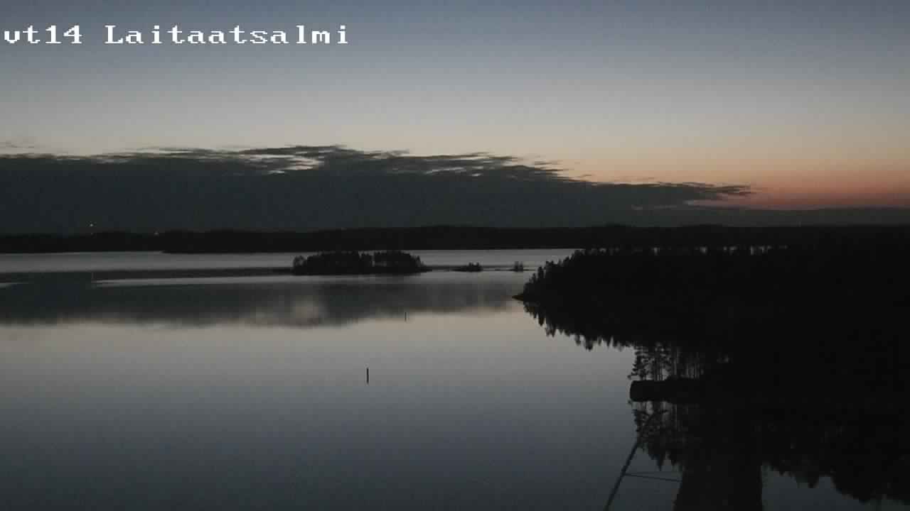 Weather Camera Image Road 14 Savonlinna, Laitaatsalmi, Savonlinna, Etelä-Savo