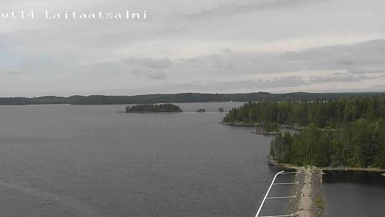 Kelikamerat Kuva Tie 14 Savonlinna, Laitaatsalmi silta, Savonlinna, Etelä-Savo