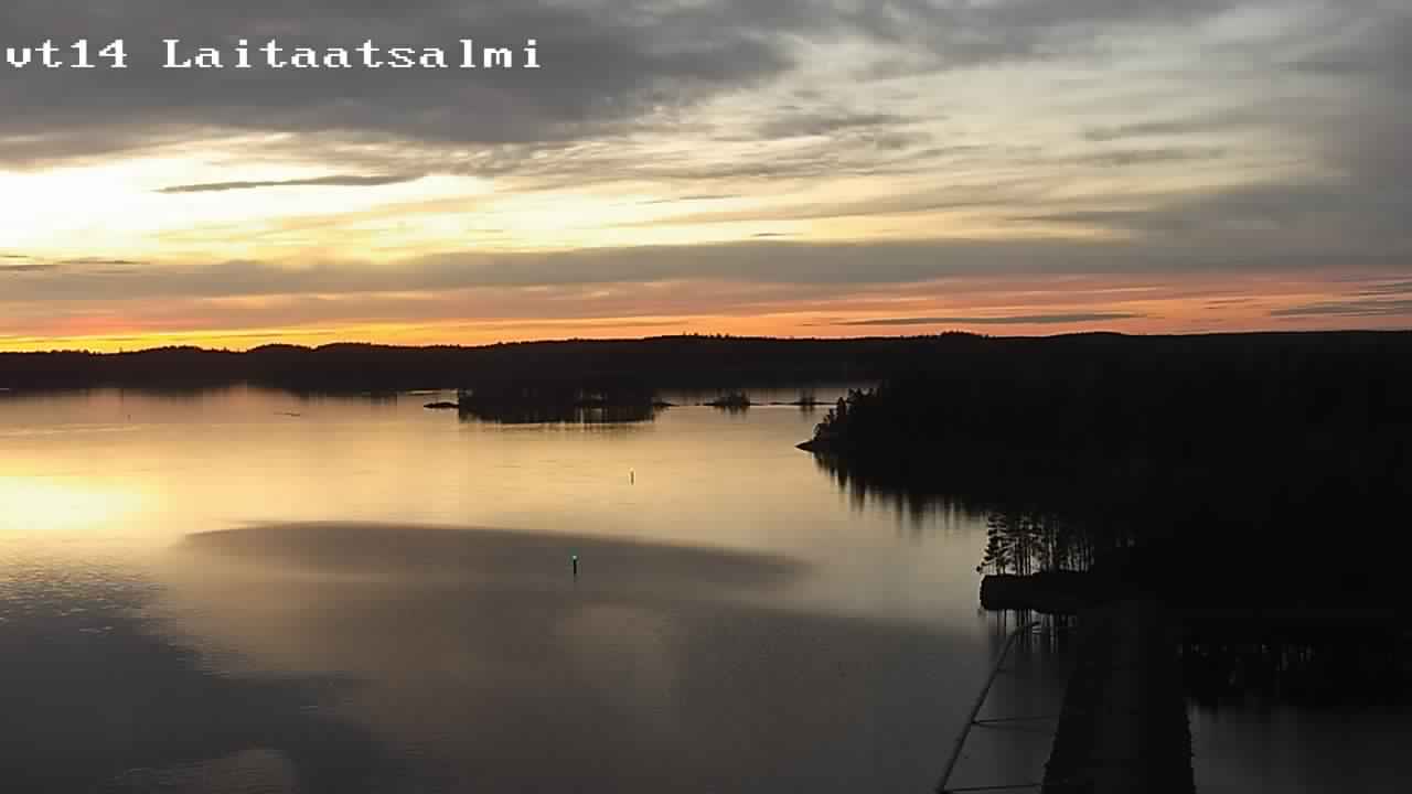 Weather Camera Image Väg 14 Nyslott, Laitaatsalmi, Savonlinna, Etelä-Savo