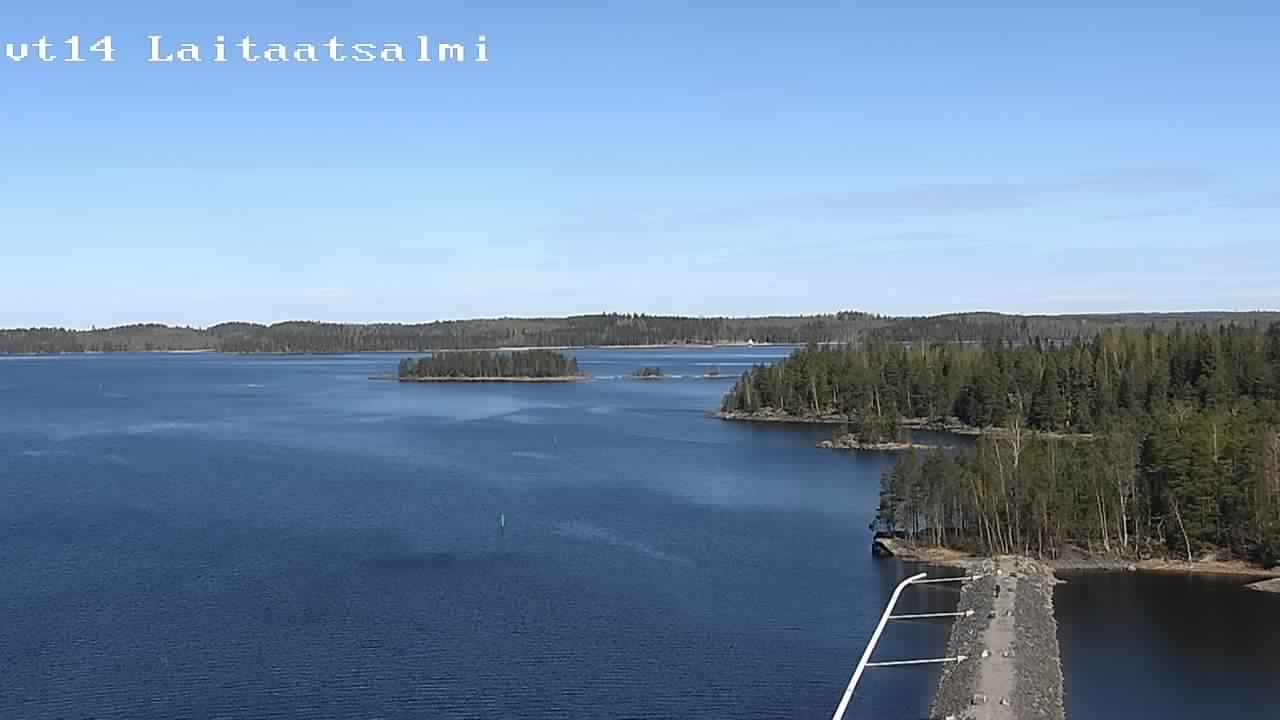 Weather Camera Image Road 14 Savonlinna, Laitaatsalmi, Savonlinna, Etelä-Savo