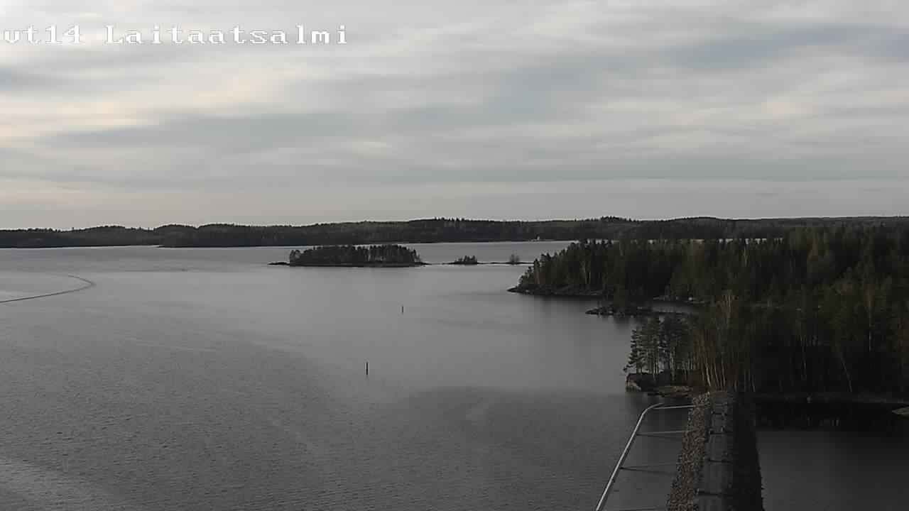 Weather Camera Image Väg 14 Nyslott, Laitaatsalmi, Savonlinna, Etelä-Savo