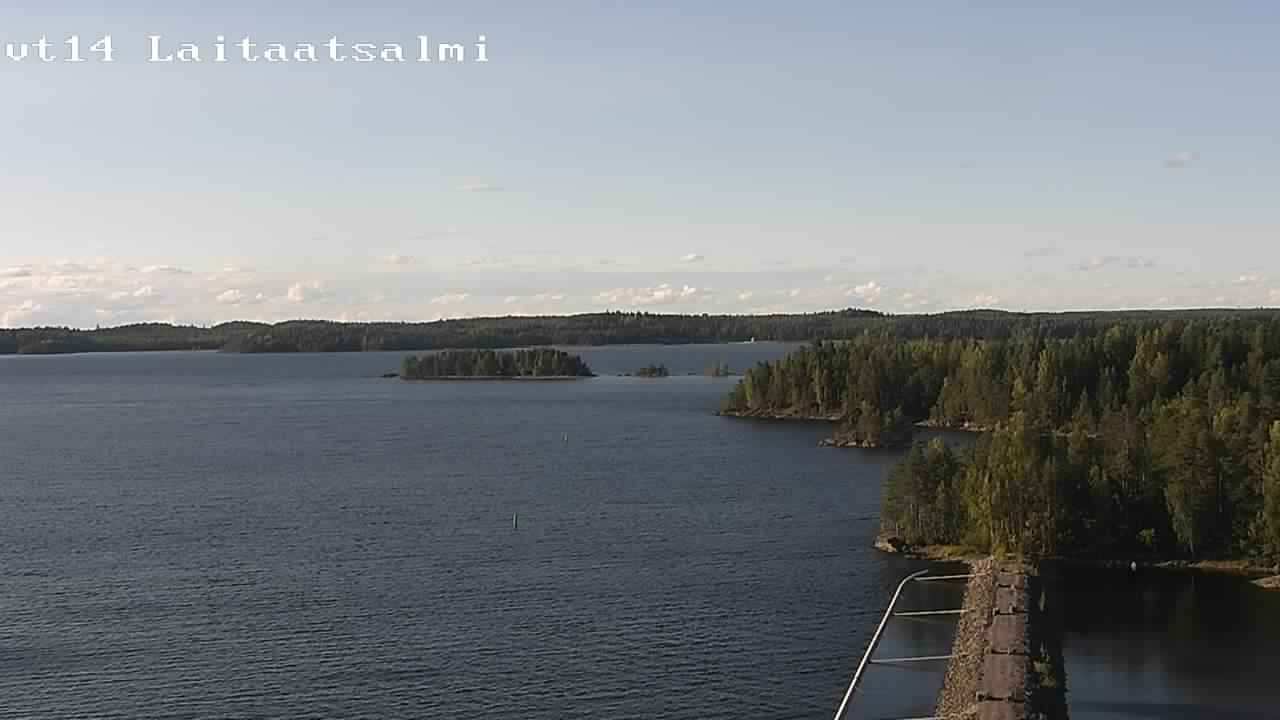 Weather Camera Image Road 14 Savonlinna, Laitaatsalmi, Savonlinna, Etelä-Savo