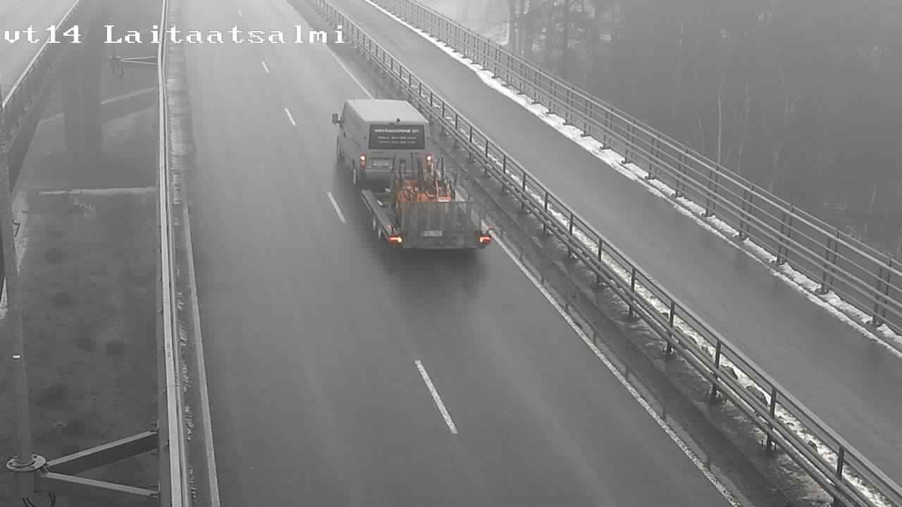Weather Camera Image Väg 14 Nyslott, Laitaatsalmi, Savonlinna, Etelä-Savo