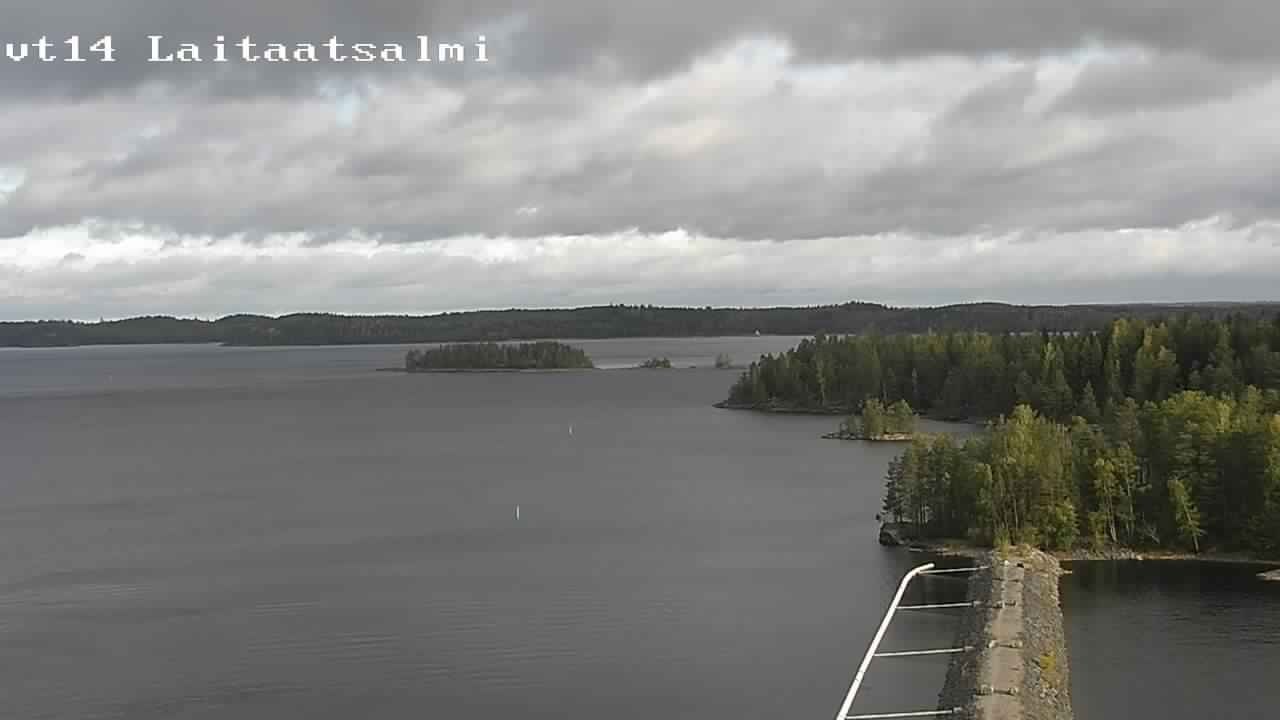 Kelikamerat Kuva Tie 14 Savonlinna, Laitaatsalmi silta, Savonlinna, Etelä-Savo