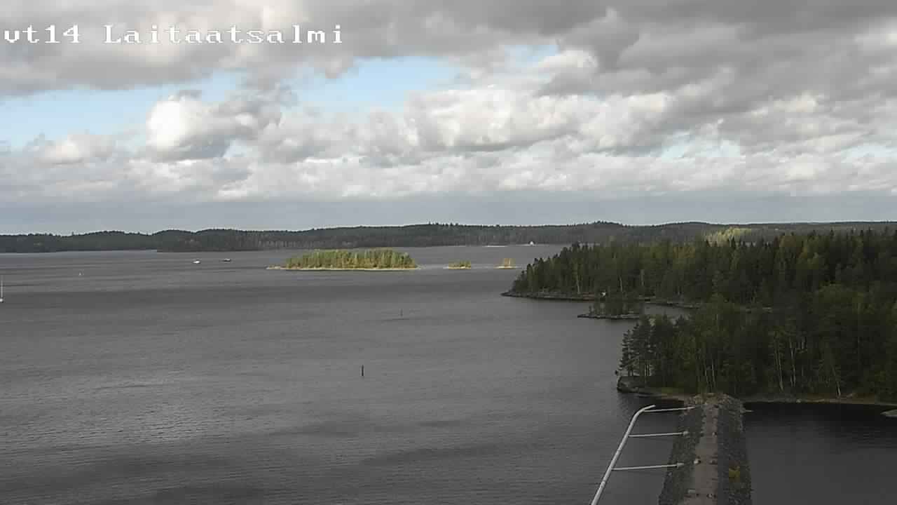 Kelikamerat Kuva Tie 14 Savonlinna, Laitaatsalmi silta, Savonlinna, Etelä-Savo