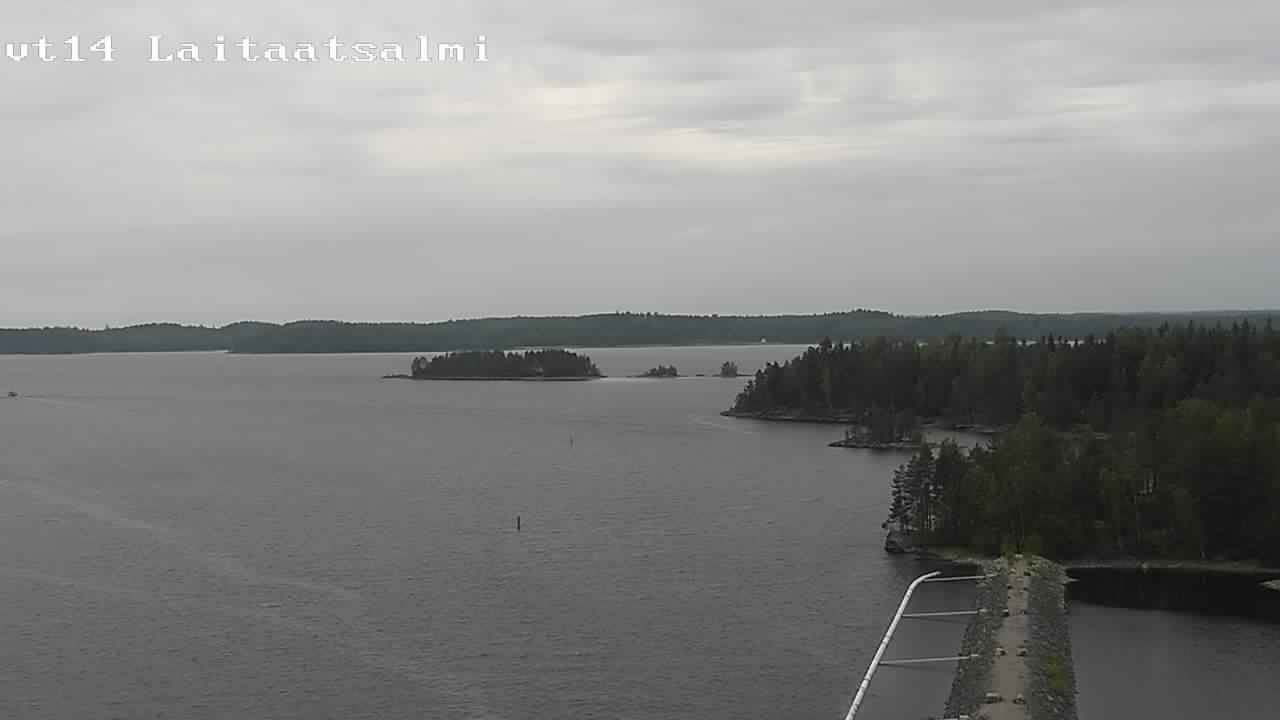 Kelikamerat Kuva Tie 14 Savonlinna, Laitaatsalmi silta, Savonlinna, Etelä-Savo