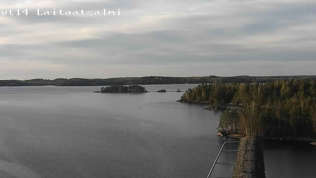 Weather Camera Image Väg 14 Nyslott, Laitaatsalmi, Savonlinna, Etelä-Savo