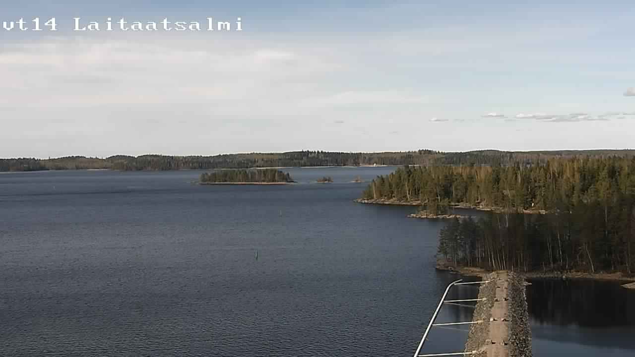 Weather Camera Image Väg 14 Nyslott, Laitaatsalmi, Savonlinna, Etelä-Savo