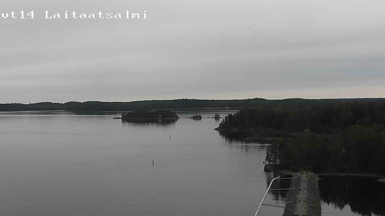 Weather Camera Image Väg 14 Nyslott, Laitaatsalmi, Savonlinna, Etelä-Savo