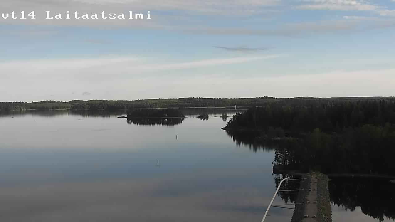 Weather Camera Image Road 14 Savonlinna, Laitaatsalmi, Savonlinna, Etelä-Savo