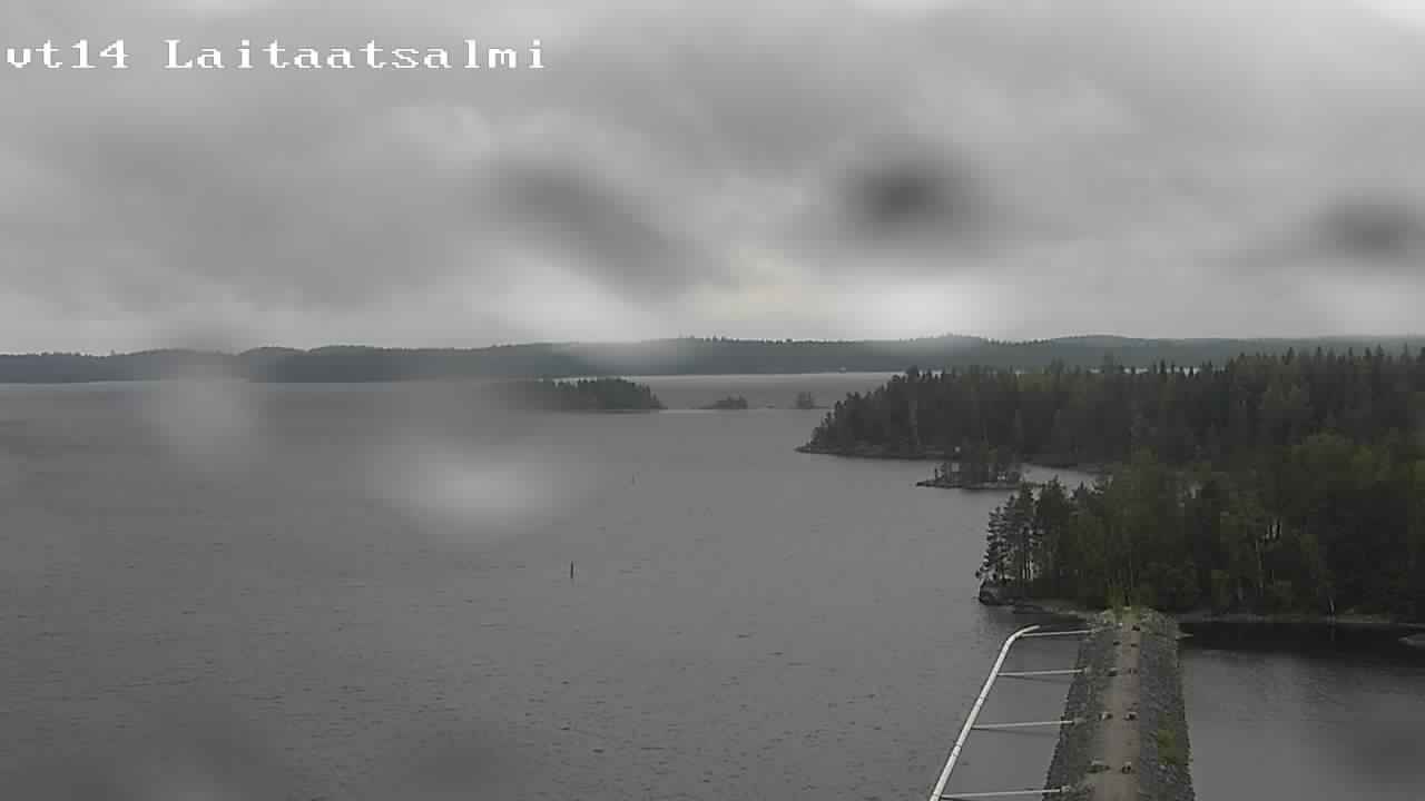 Weather Camera Image Road 14 Savonlinna, Laitaatsalmi, Savonlinna, Etelä-Savo