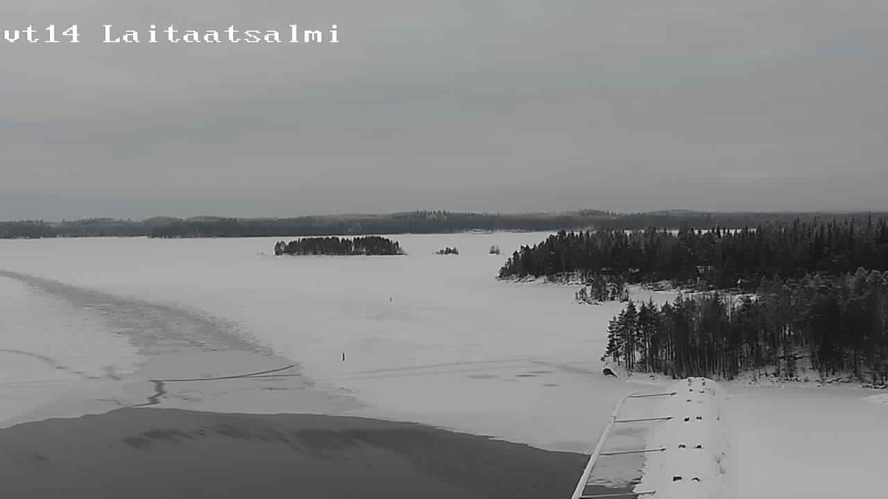 Weather Camera Image Väg 14 Nyslott, Laitaatsalmi, Savonlinna, Etelä-Savo