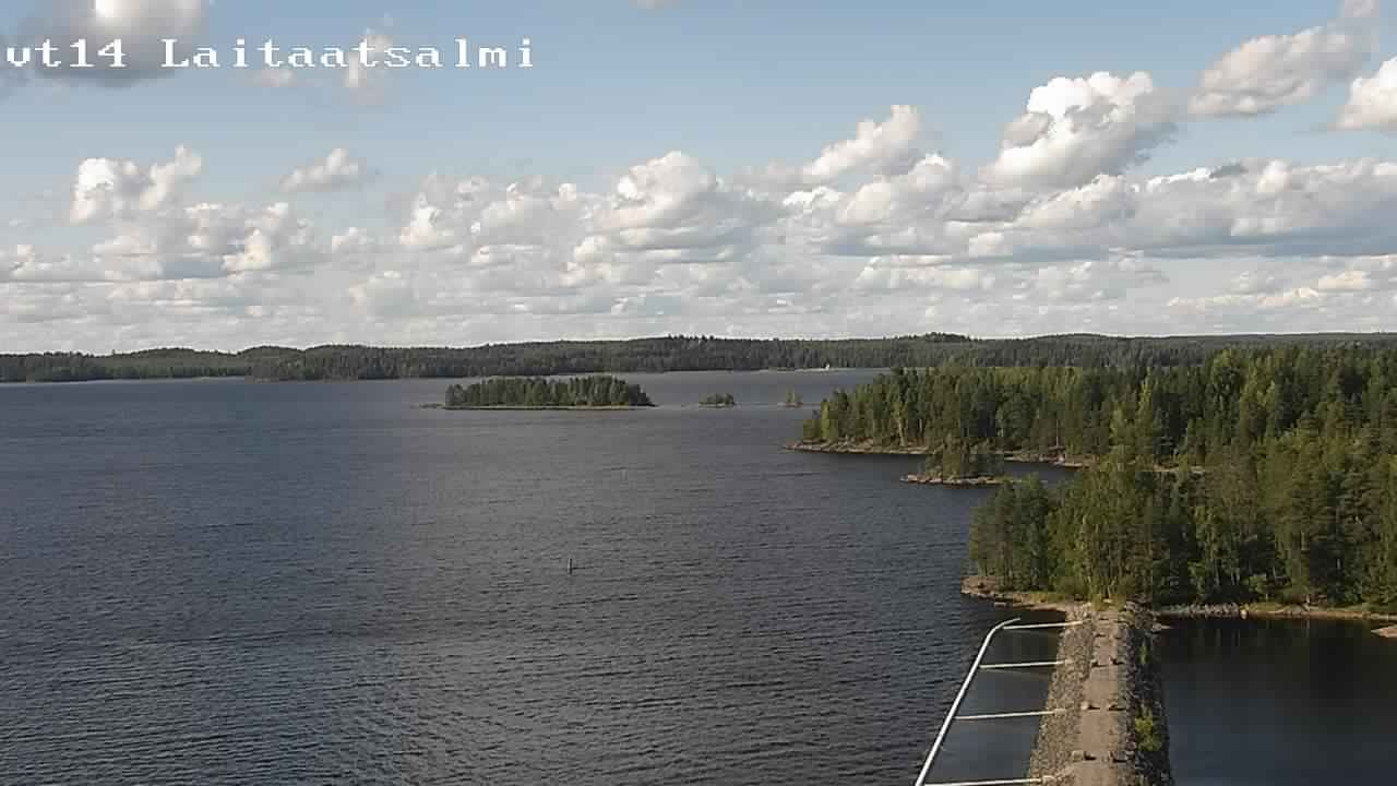 Weather Camera Image Road 14 Savonlinna, Laitaatsalmi, Savonlinna, Etelä-Savo