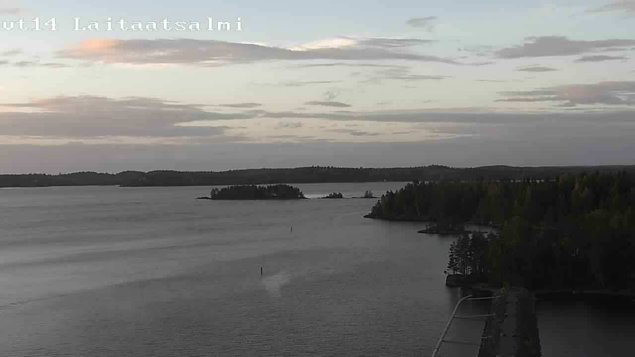 Weather Camera Image Road 14 Savonlinna, Laitaatsalmi, Savonlinna, Etelä-Savo