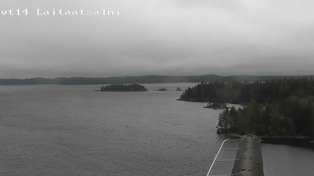 Weather Camera Image Road 14 Savonlinna, Laitaatsalmi, Savonlinna, Etelä-Savo