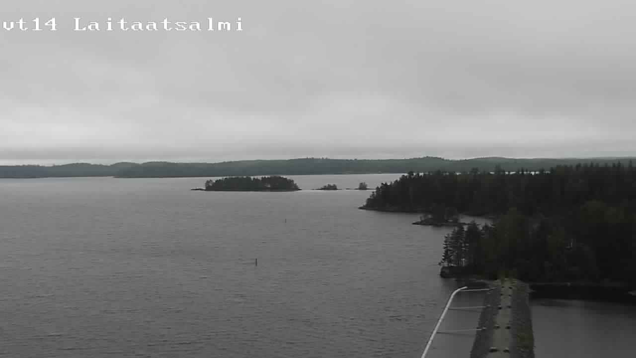 Weather Camera Image Road 14 Savonlinna, Laitaatsalmi, Savonlinna, Etelä-Savo