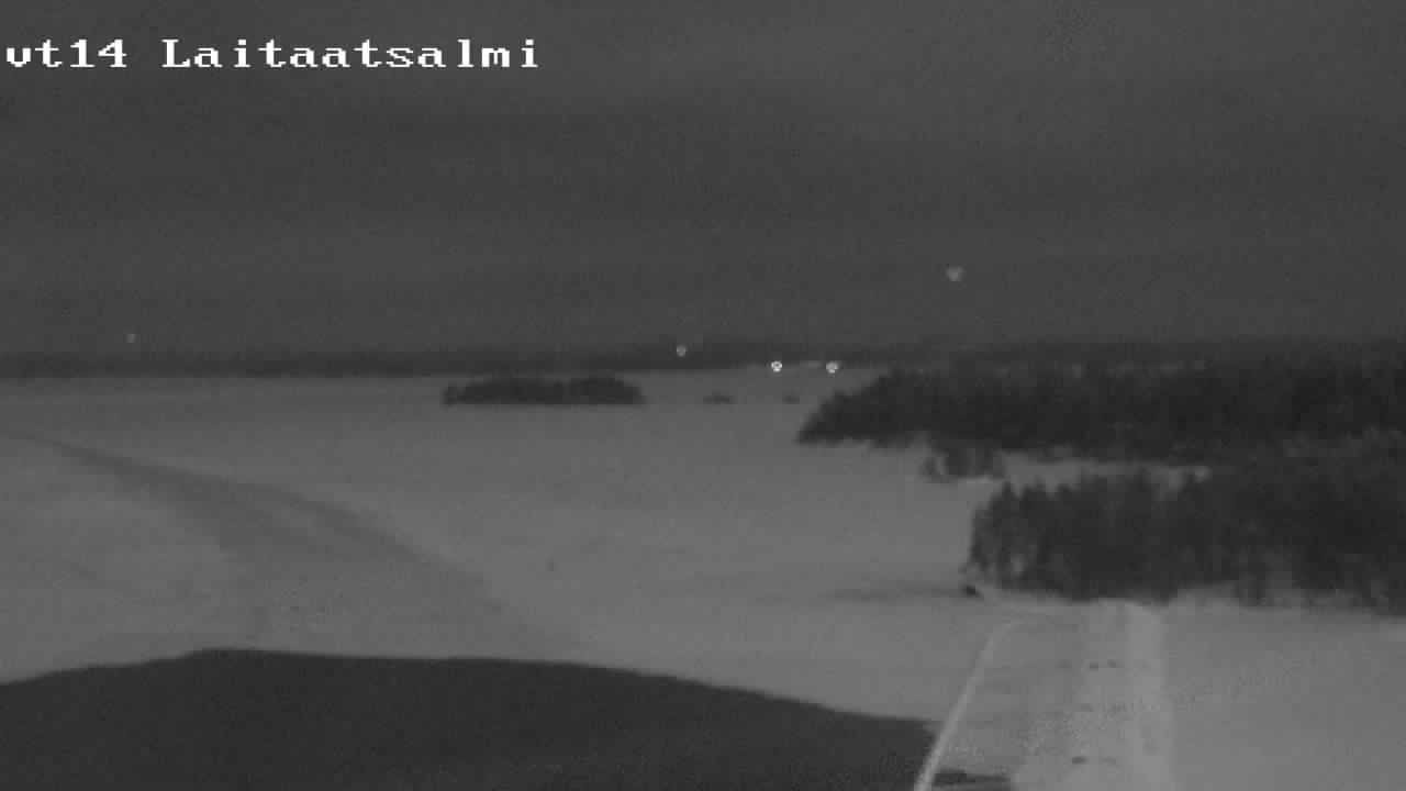 Weather Camera Image Väg 14 Nyslott, Laitaatsalmi, Savonlinna, Etelä-Savo