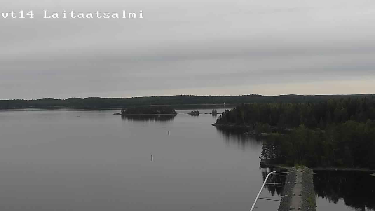 Weather Camera Image Väg 14 Nyslott, Laitaatsalmi, Savonlinna, Etelä-Savo
