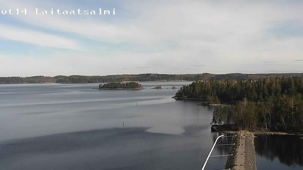 Weather Camera Image Väg 14 Nyslott, Laitaatsalmi, Savonlinna, Etelä-Savo