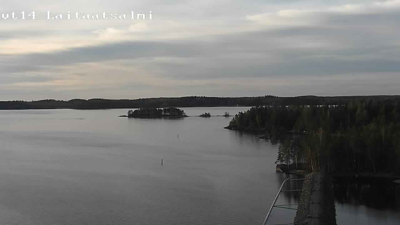 Weather Camera Image Väg 14 Nyslott, Laitaatsalmi, Savonlinna, Etelä-Savo