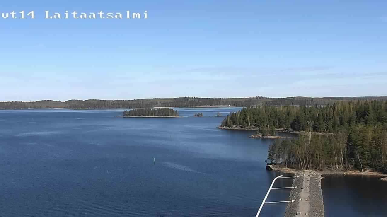 Weather Camera Image Road 14 Savonlinna, Laitaatsalmi, Savonlinna, Etelä-Savo