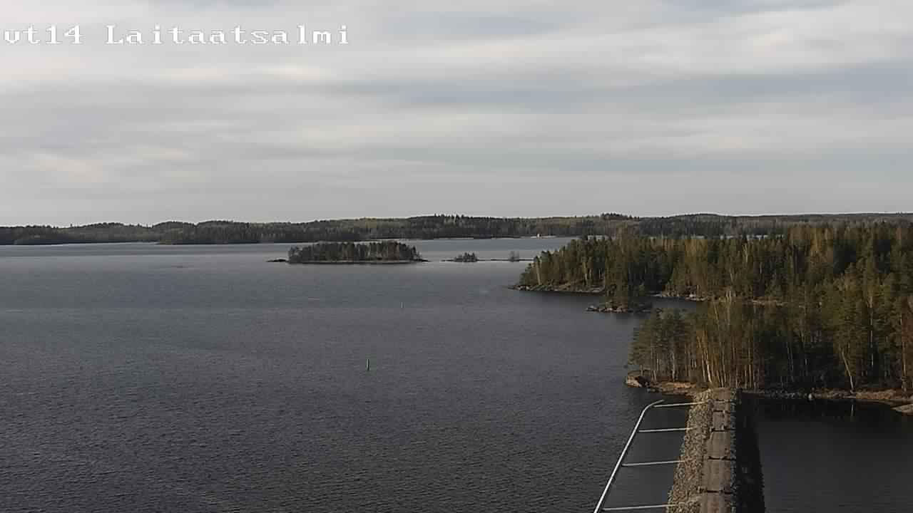 Weather Camera Image Väg 14 Nyslott, Laitaatsalmi, Savonlinna, Etelä-Savo