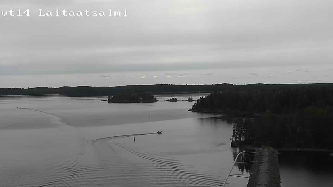 Weather Camera Image Väg 14 Nyslott, Laitaatsalmi, Savonlinna, Etelä-Savo
