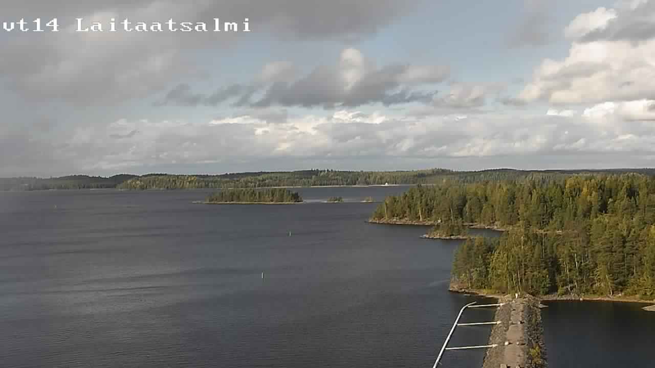 Weather Camera Image Road 14 Savonlinna, Laitaatsalmi, Savonlinna, Etelä-Savo
