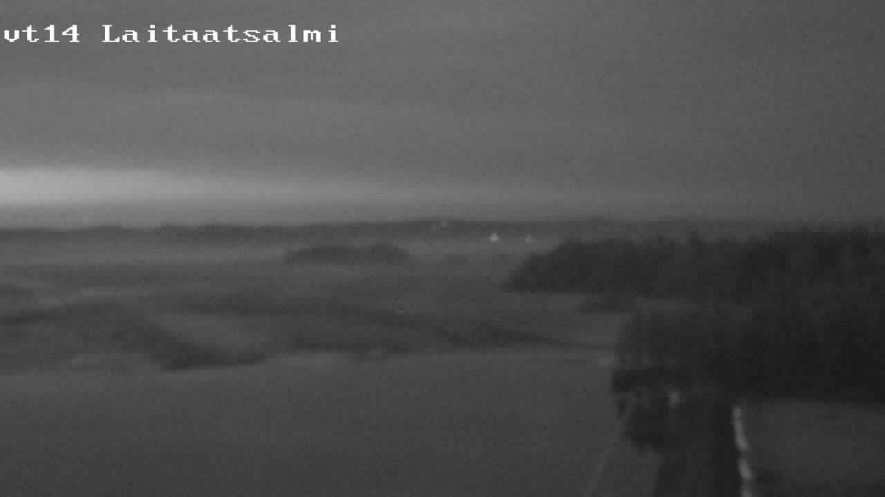 Weather Camera Image Road 14 Savonlinna, Laitaatsalmi, Savonlinna, Etelä-Savo