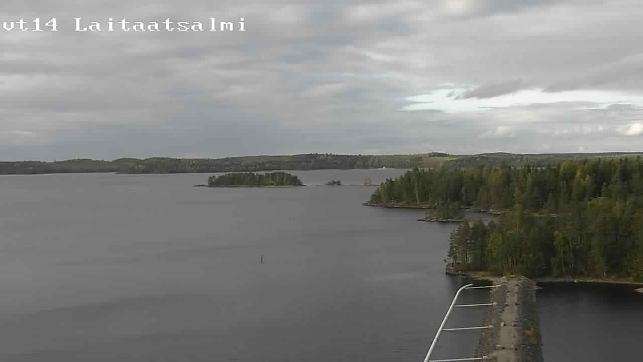 Weather Camera Image Road 14 Savonlinna, Laitaatsalmi, Savonlinna, Etelä-Savo