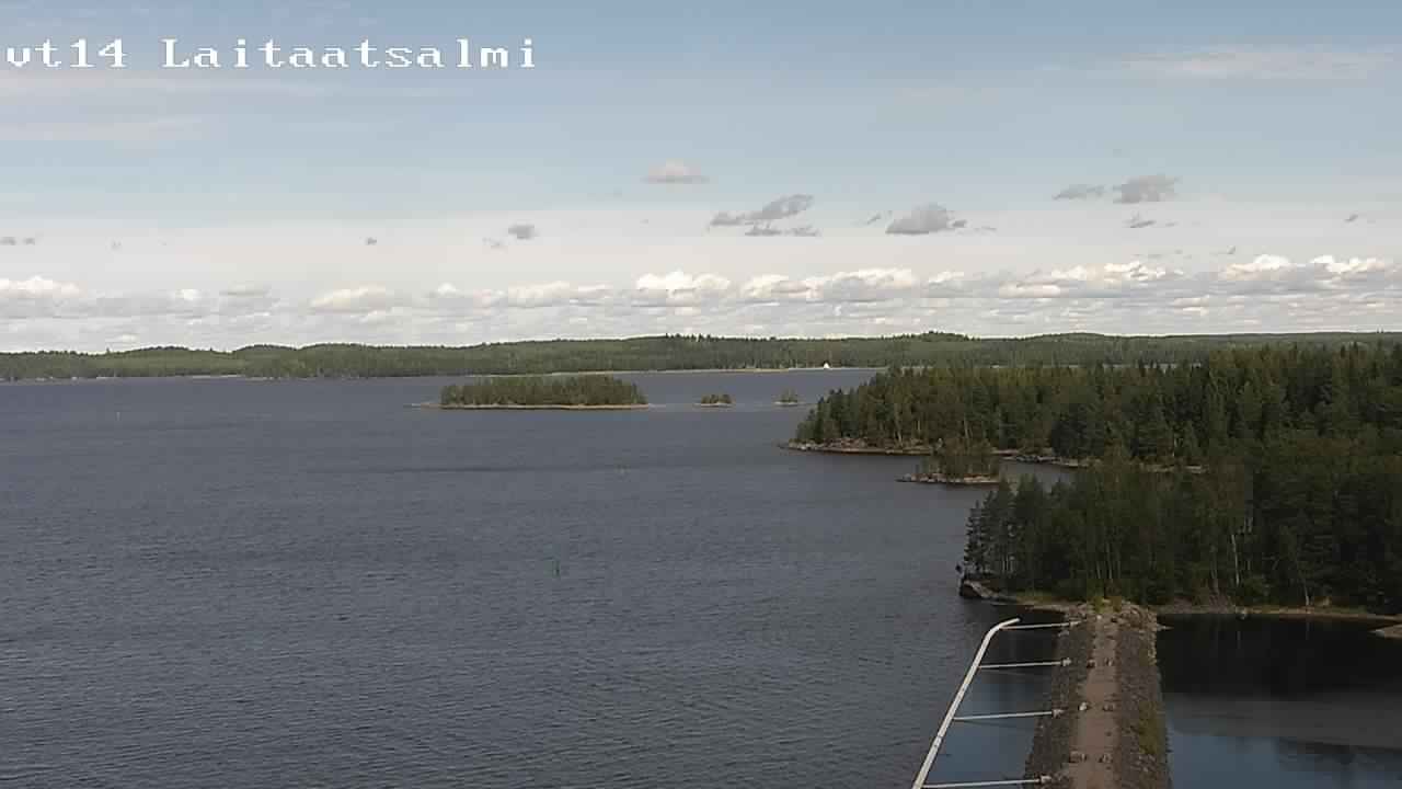 Weather Camera Image Road 14 Savonlinna, Laitaatsalmi, Savonlinna, Etelä-Savo