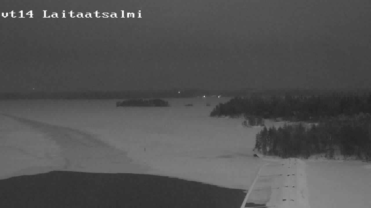 Weather Camera Image Väg 14 Nyslott, Laitaatsalmi, Savonlinna, Etelä-Savo