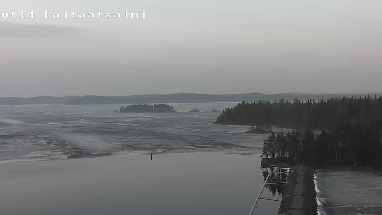 Weather Camera Image Road 14 Savonlinna, Laitaatsalmi, Savonlinna, Etelä-Savo