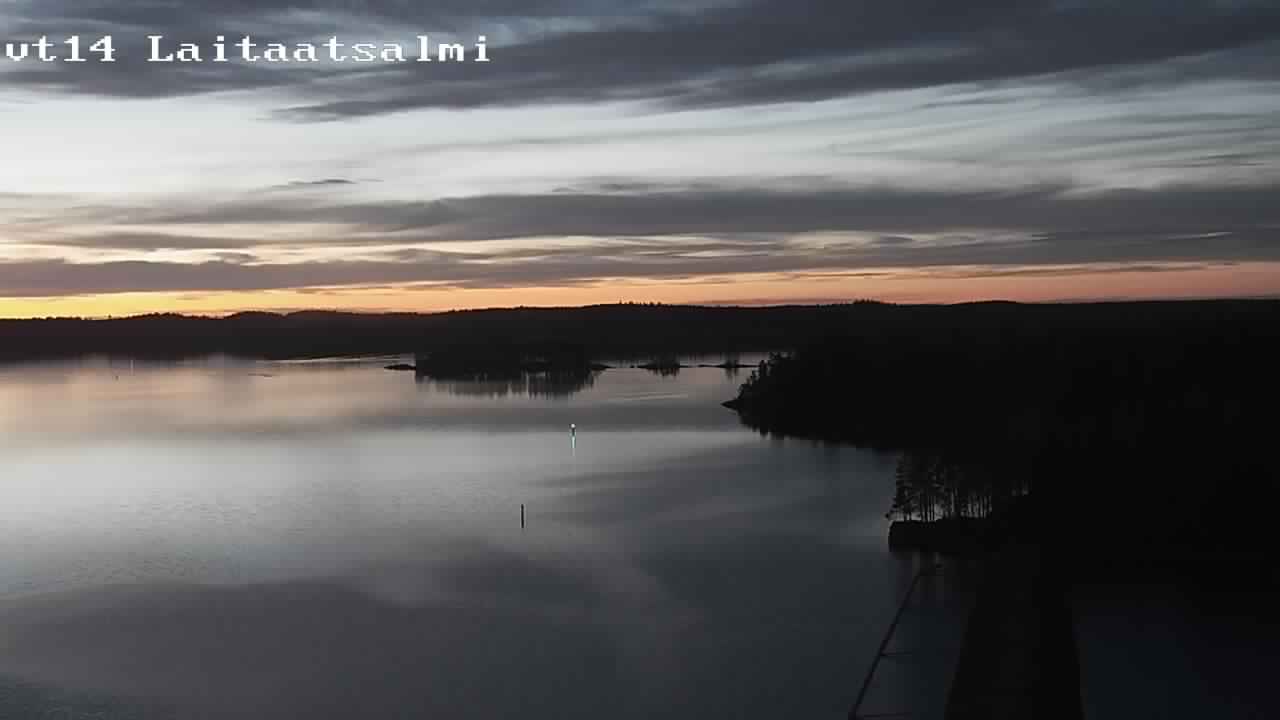 Weather Camera Image Väg 14 Nyslott, Laitaatsalmi, Savonlinna, Etelä-Savo