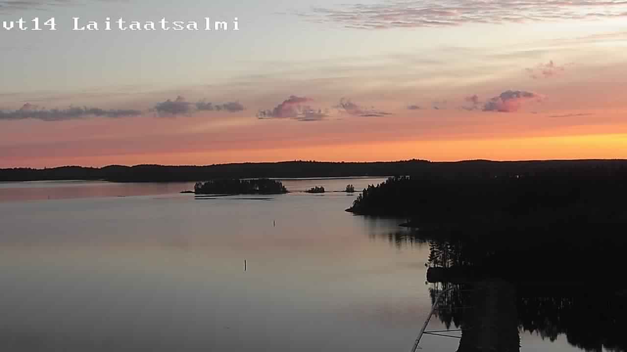 Weather Camera Image Road 14 Savonlinna, Laitaatsalmi, Savonlinna, Etelä-Savo