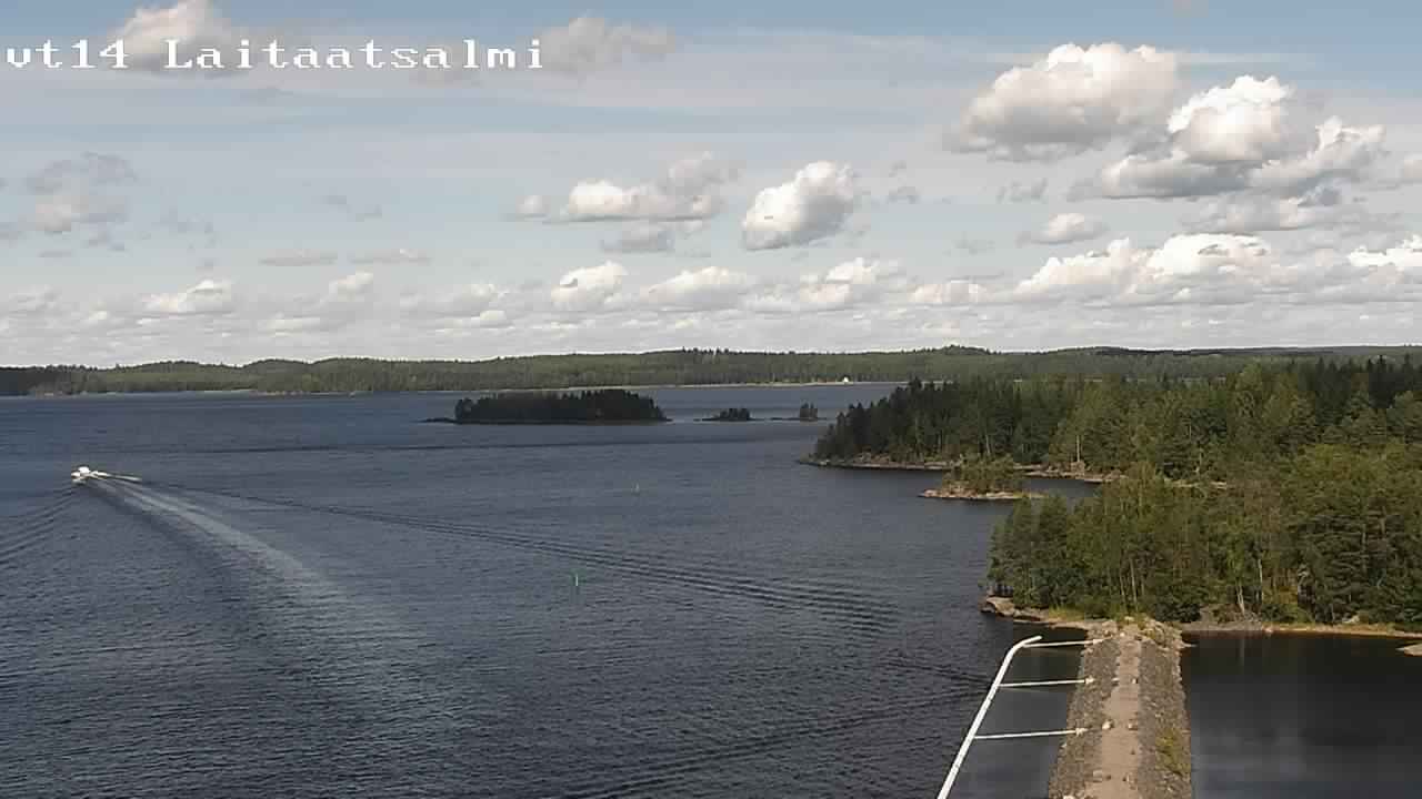 Weather Camera Image Road 14 Savonlinna, Laitaatsalmi, Savonlinna, Etelä-Savo