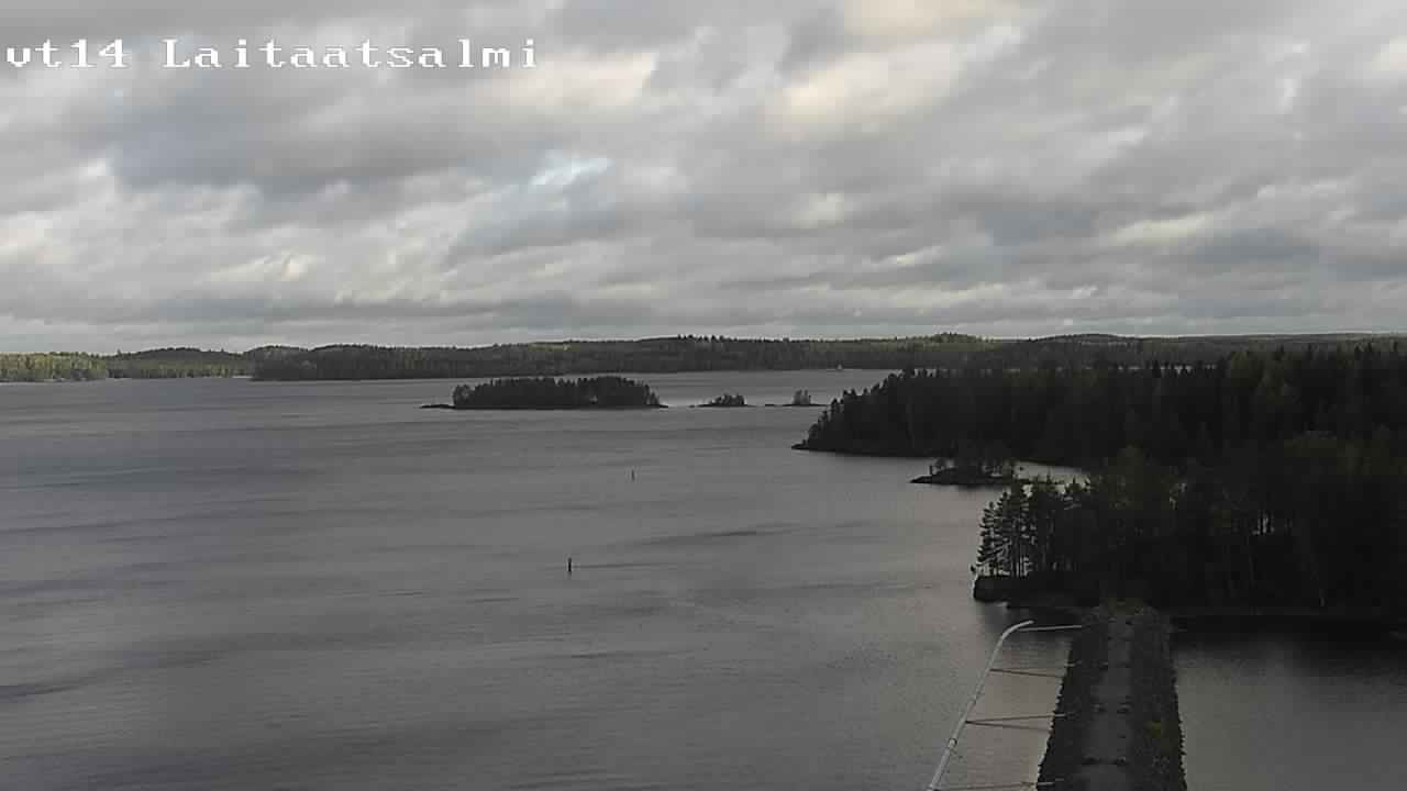 Weather Camera Image Road 14 Savonlinna, Laitaatsalmi, Savonlinna, Etelä-Savo