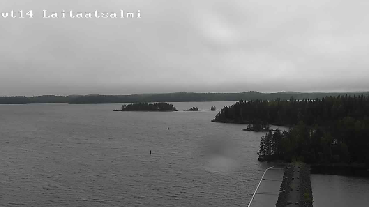 Weather Camera Image Road 14 Savonlinna, Laitaatsalmi, Savonlinna, Etelä-Savo