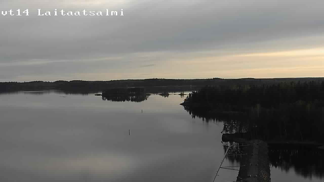Weather Camera Image Väg 14 Nyslott, Laitaatsalmi, Savonlinna, Etelä-Savo