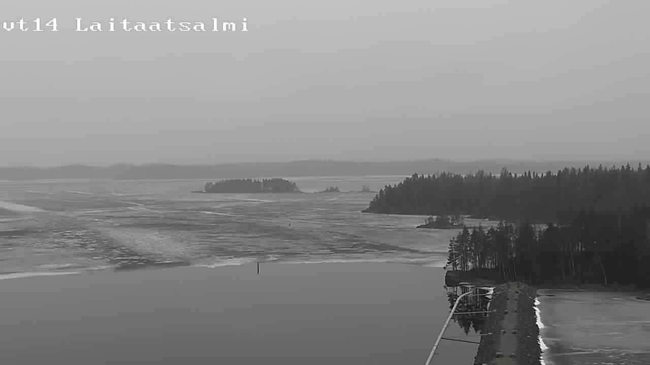 Weather Camera Image Road 14 Savonlinna, Laitaatsalmi, Savonlinna, Etelä-Savo