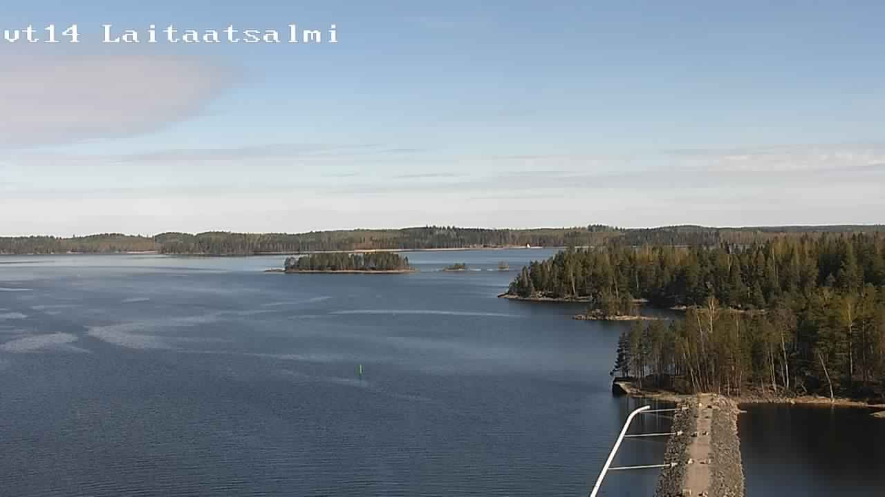 Weather Camera Image Road 14 Savonlinna, Laitaatsalmi, Savonlinna, Etelä-Savo