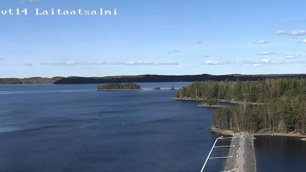 Weather Camera Image Väg 14 Nyslott, Laitaatsalmi, Savonlinna, Etelä-Savo