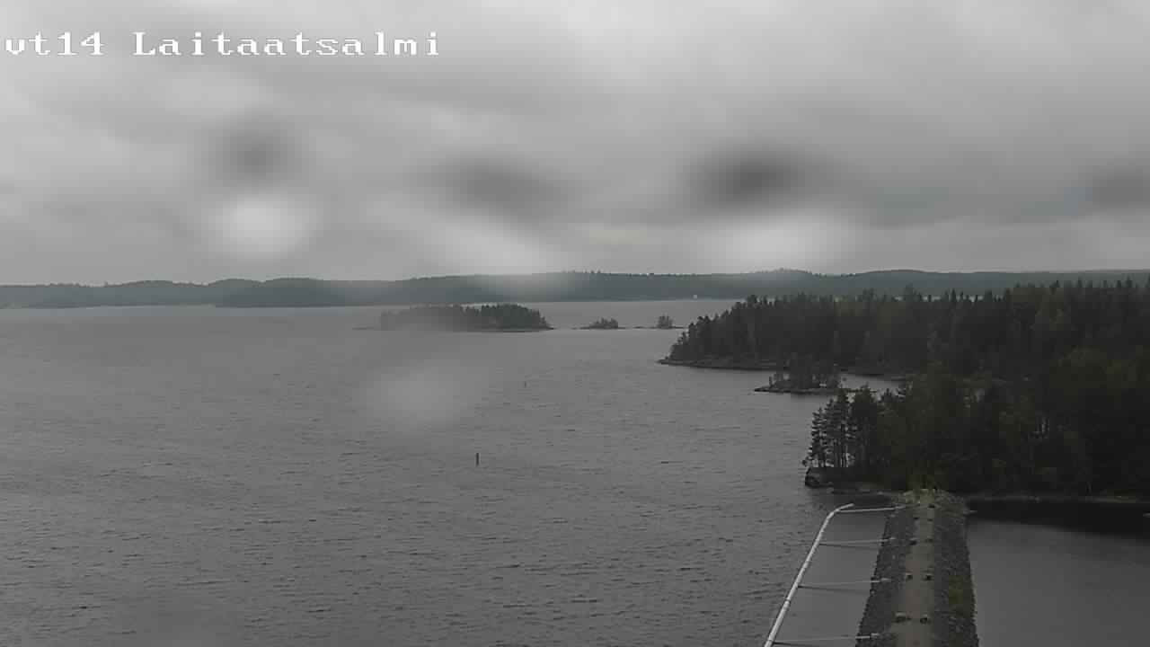 Weather Camera Image Road 14 Savonlinna, Laitaatsalmi, Savonlinna, Etelä-Savo