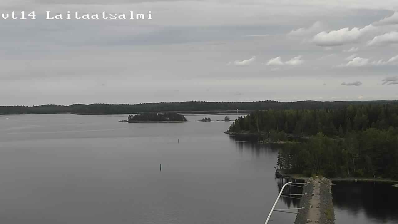 Kelikamerat Kuva Tie 14 Savonlinna, Laitaatsalmi silta, Savonlinna, Etelä-Savo