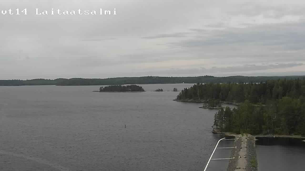 Kelikamerat Kuva Tie 14 Savonlinna, Laitaatsalmi silta, Savonlinna, Etelä-Savo