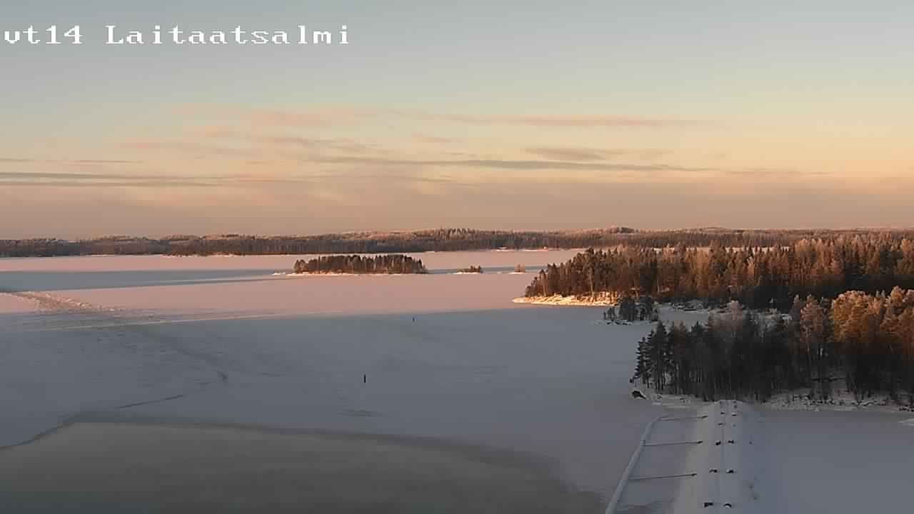 Kelikamerat Kuva Tie 14 Savonlinna, Laitaatsalmi silta, Savonlinna, Etelä-Savo